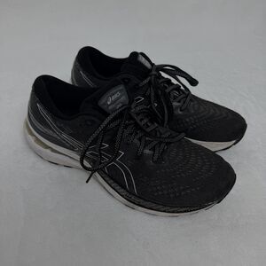 ASICS GEL-Kayano Shoes Womens Size 9 Black Mesh Running Sneakers 1012B047